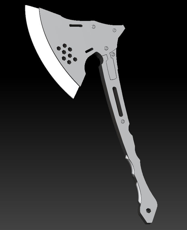 Kaiju No. 8 - Kikoru Shinomiya's battle axe 