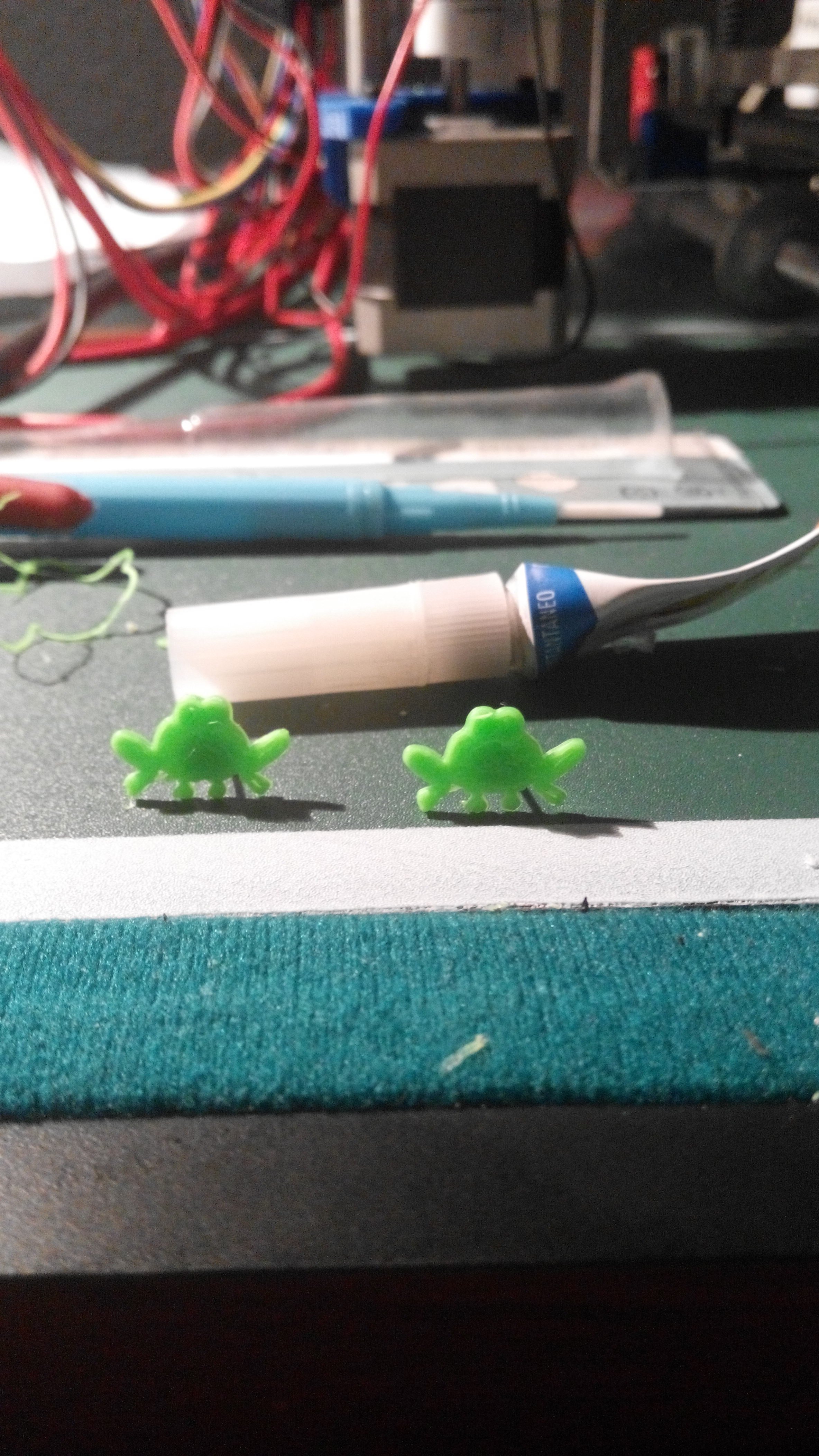 Frog earrings