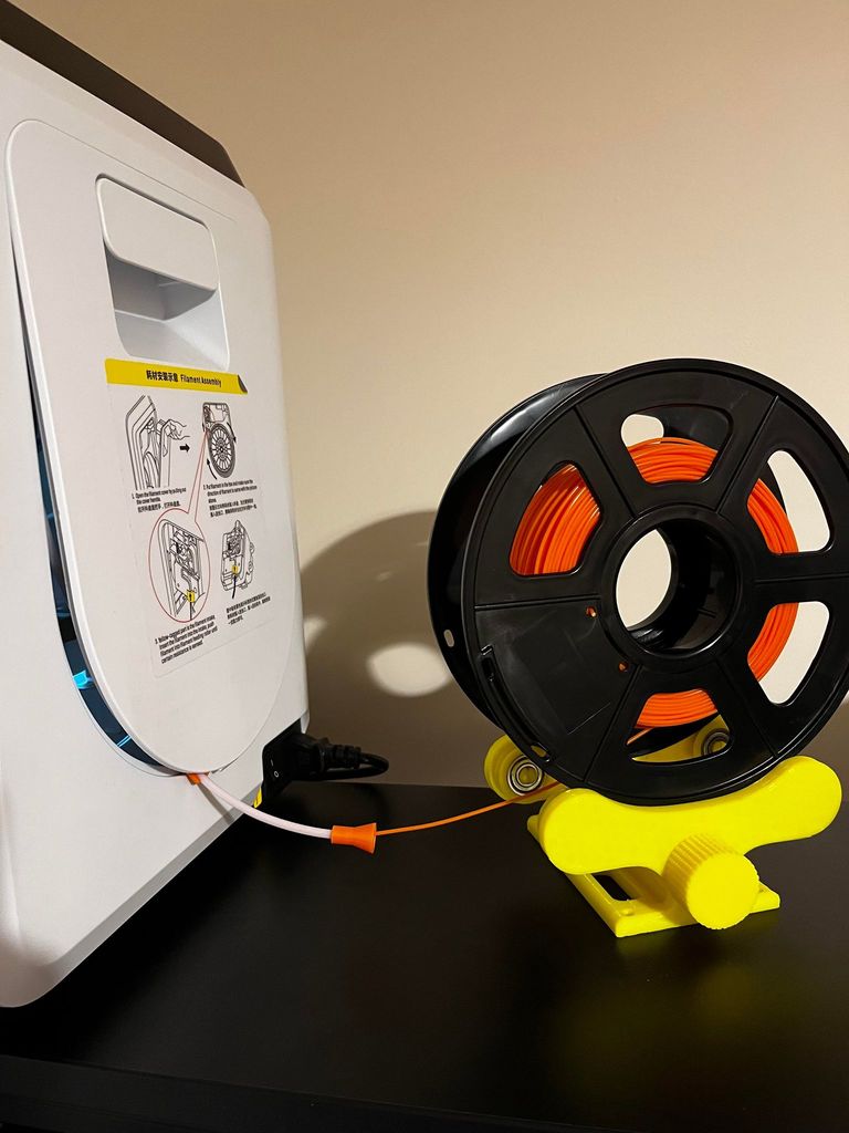Flashforge Adventurer 3 Filament guide bowden tube feed and door holder