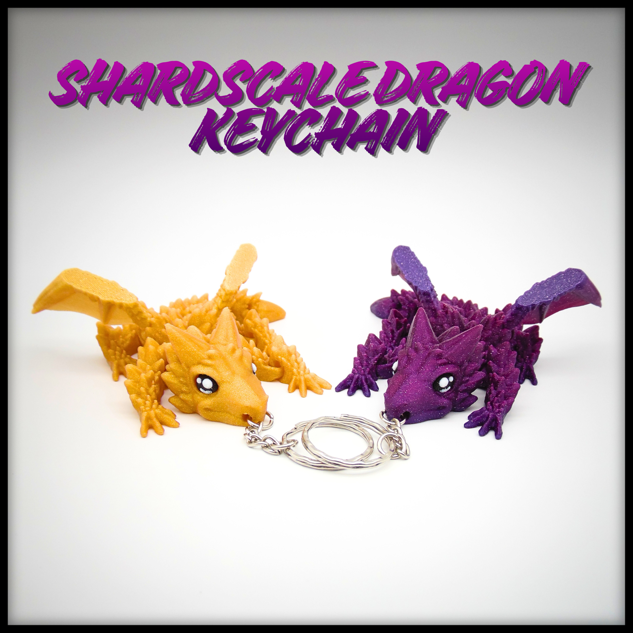 Shardscale Dragon Keychain