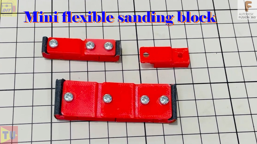 Mini flexible sanding block