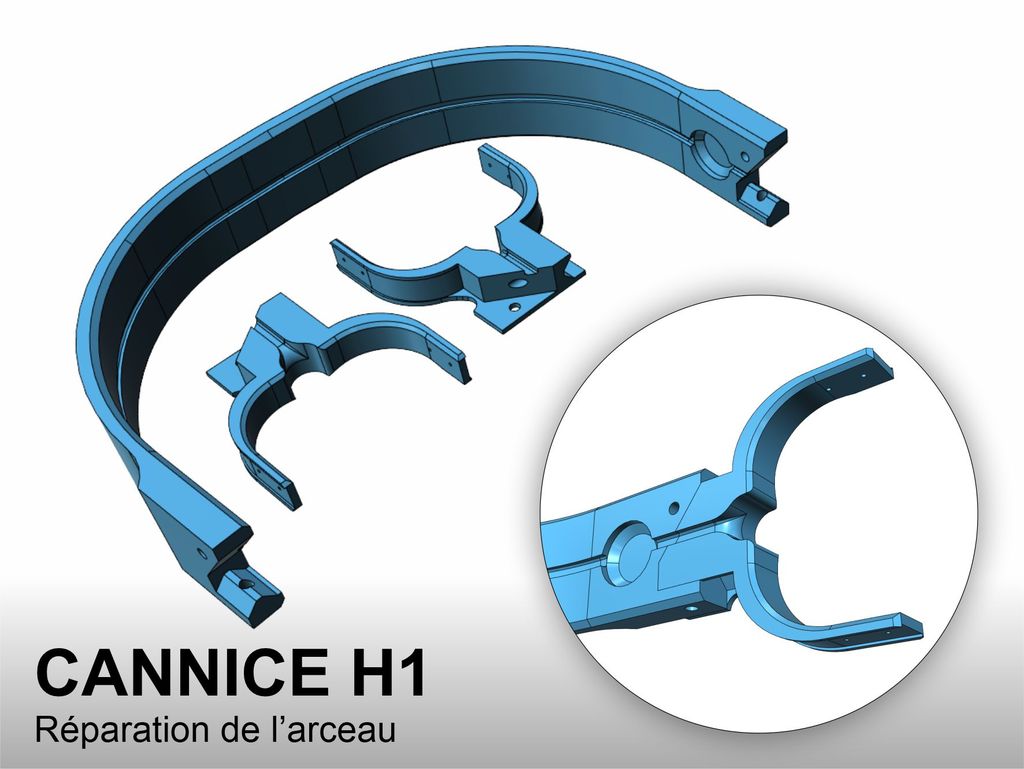 Cannice H1 headphone headband repair