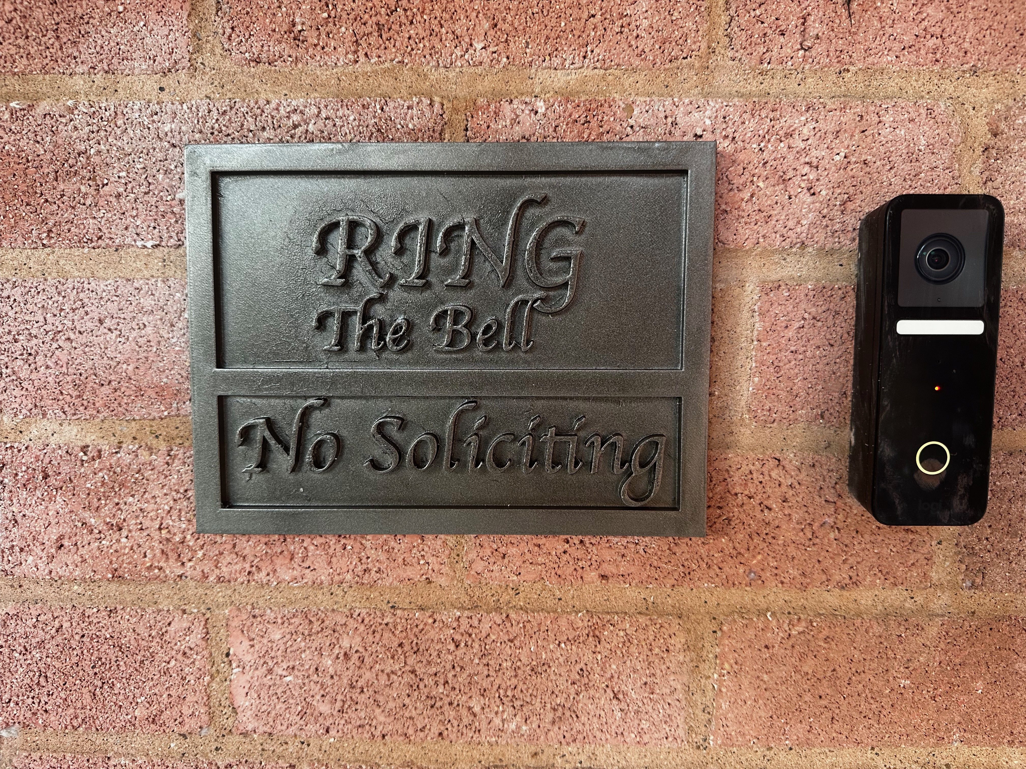 Front Door Sign | Ring the Bell | No Soliciting