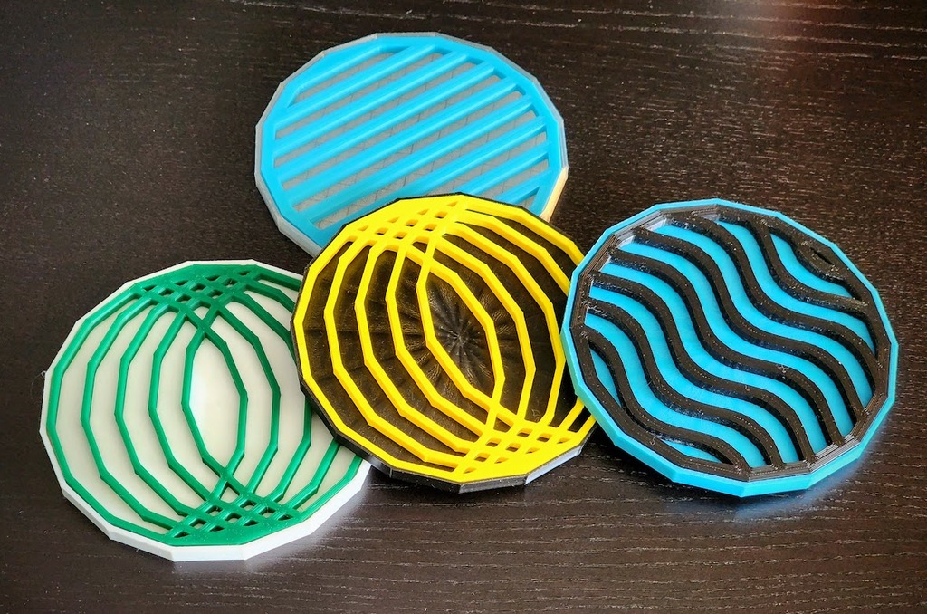 2-Piece Coaster Designs