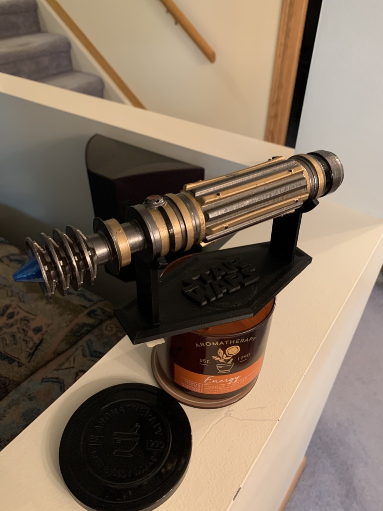 Leia's lightsaber - scaled and detailed