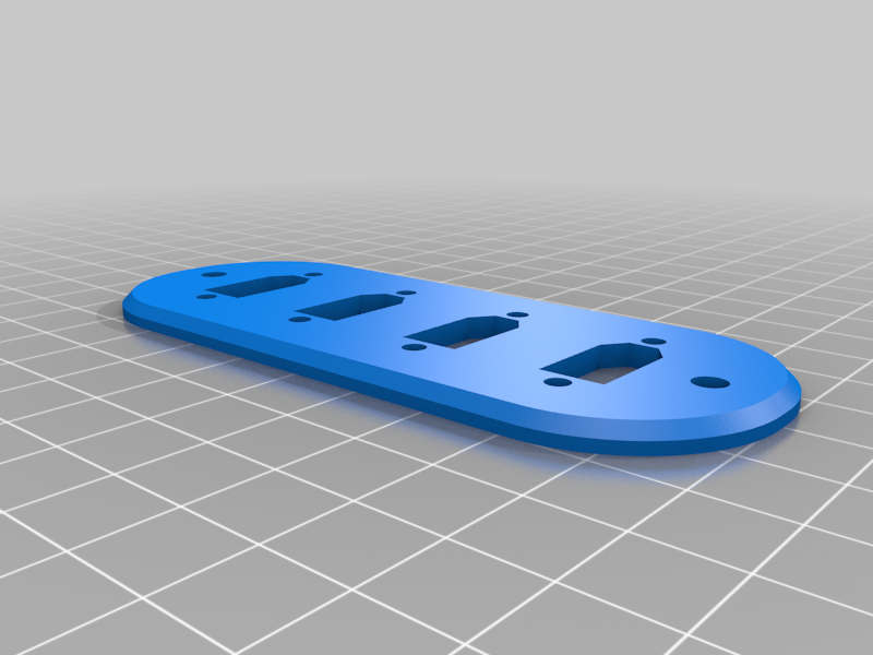 XT60 Power Panel Mount Plate