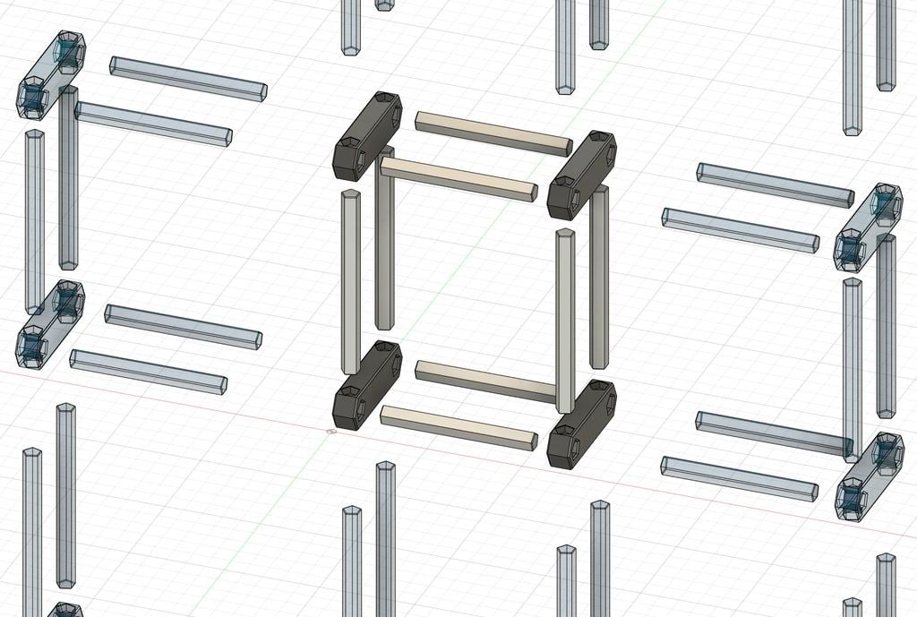 Modular filament spool rack