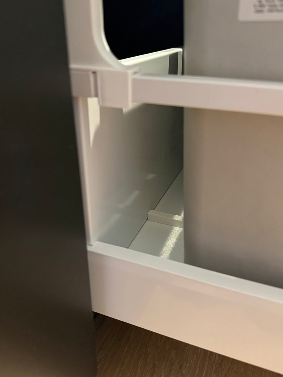 IKEA HALLBAR frame spacer for "Support frame f waste sorting bins" (80422869)