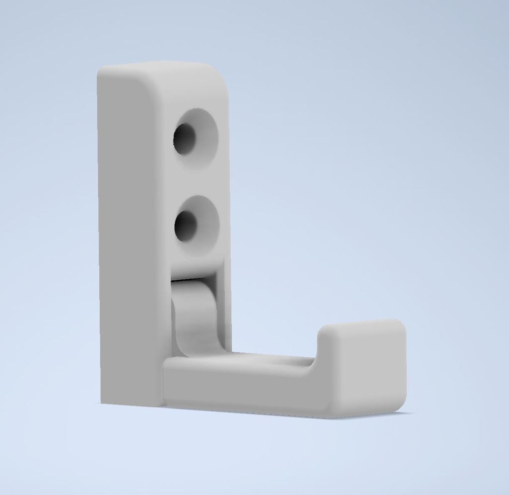 Foldable Wall Hook (Print in Place)