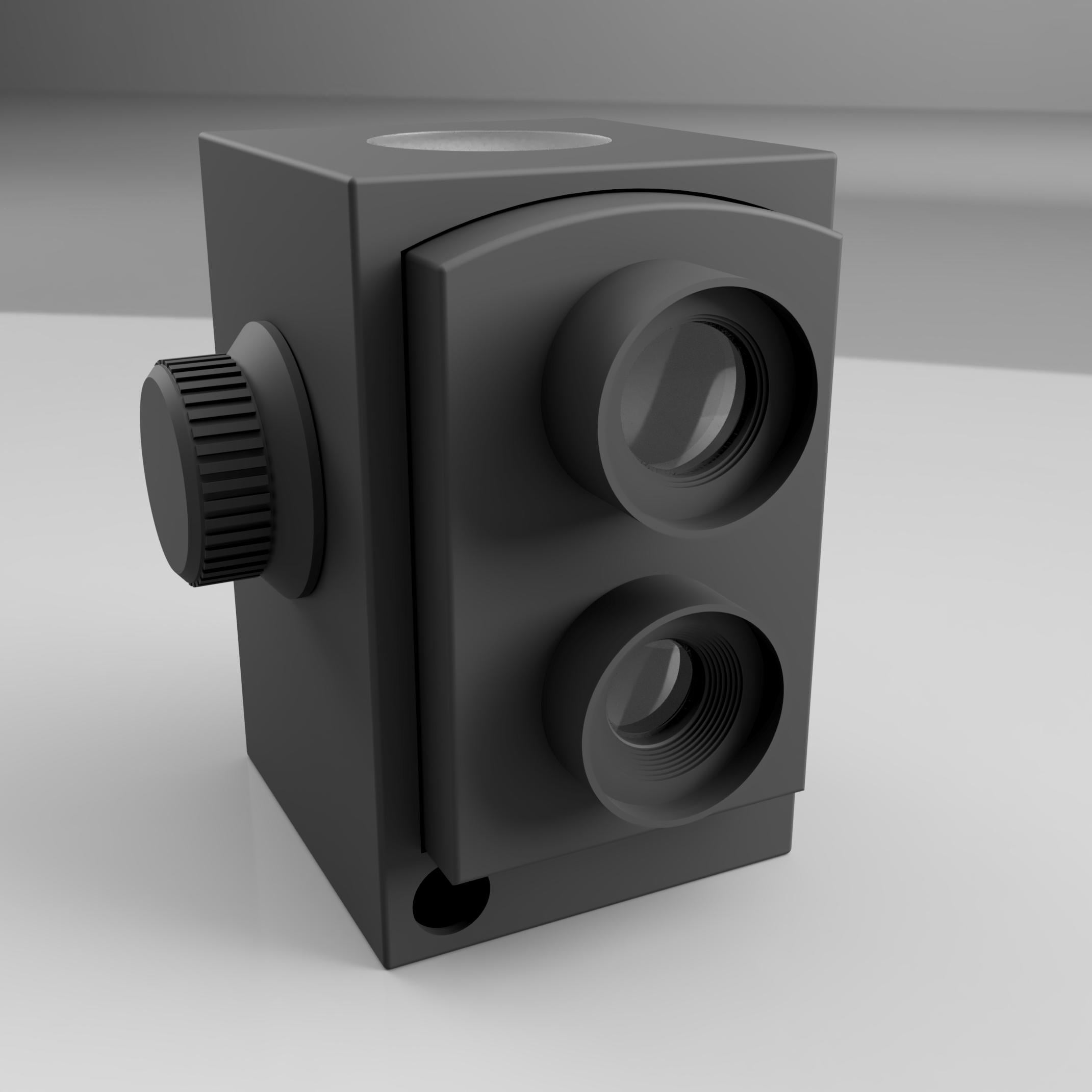 Experimental Twin Lens Reflex Pi Zero Camera