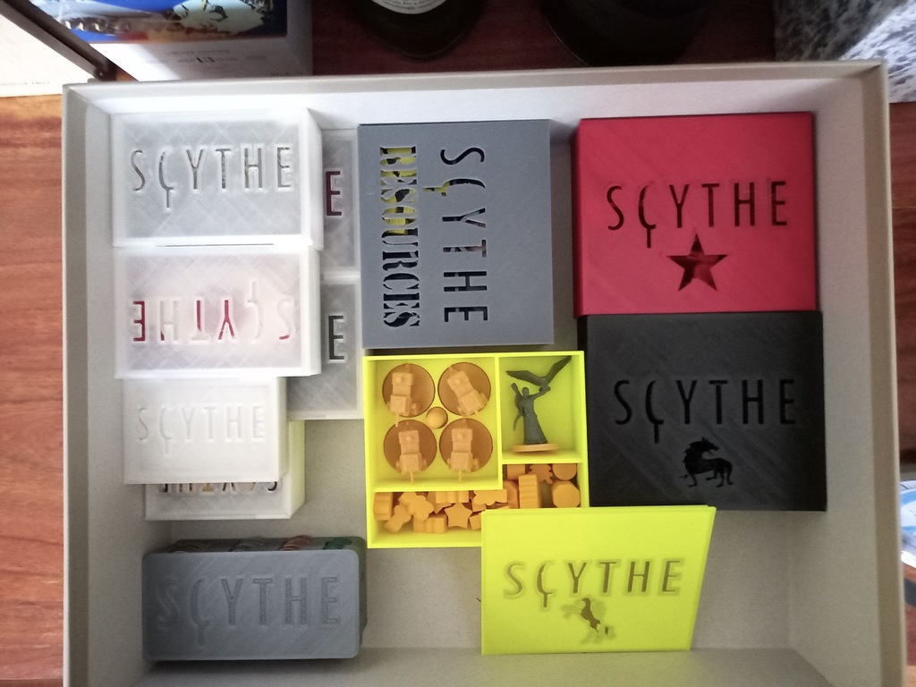 Scythe Board Game Player Boxes for factions