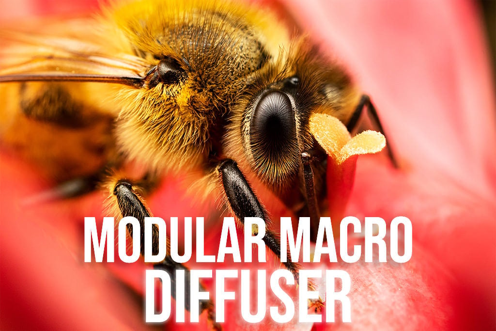 Modular macro flash diffuser (for Laowa 25mm)