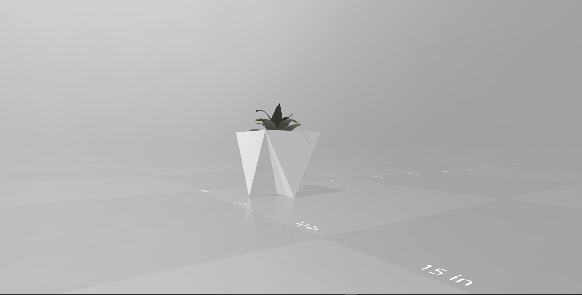 Dual Triangle Vase