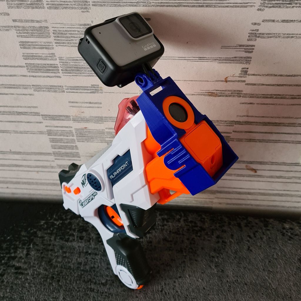 Nerf Laser Ops GoPro Mount