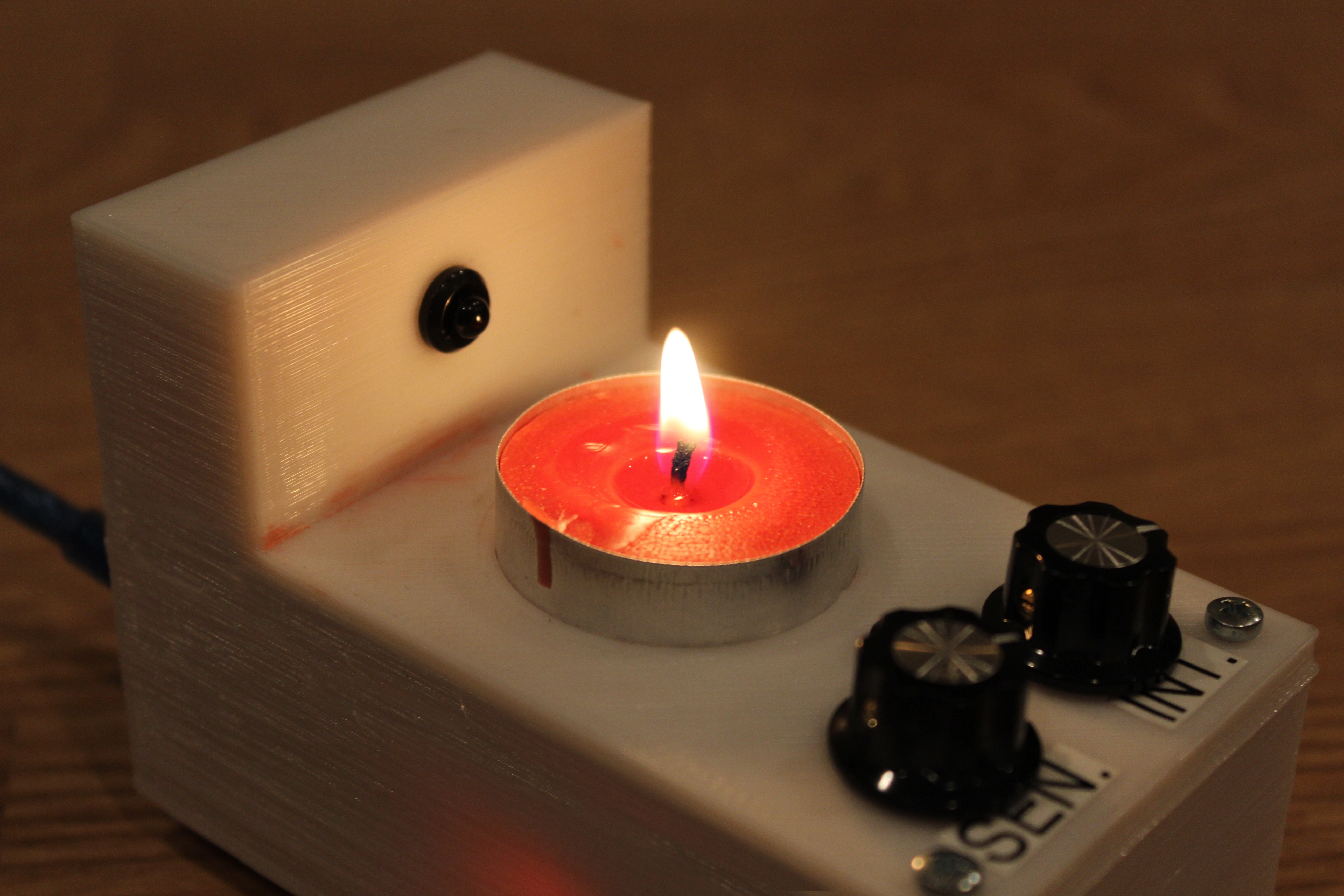 Flame Controlled MIDI Controller