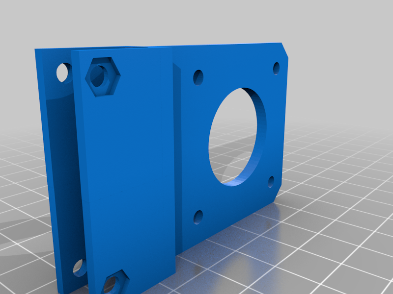 Soporte Titan Extruder para MicroCube CXY