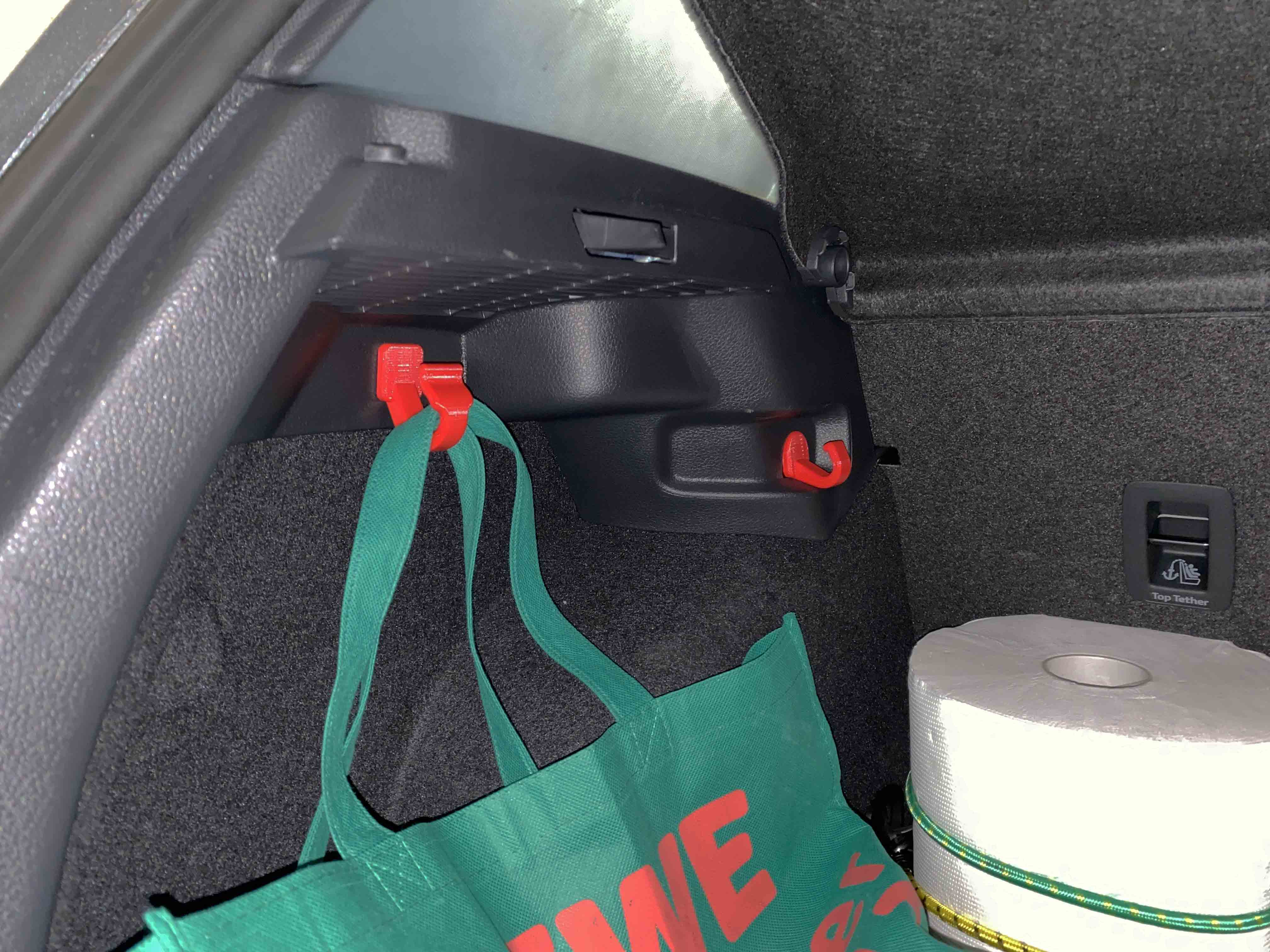 VW Golf MK7 Rear Trunk Cargo Hook