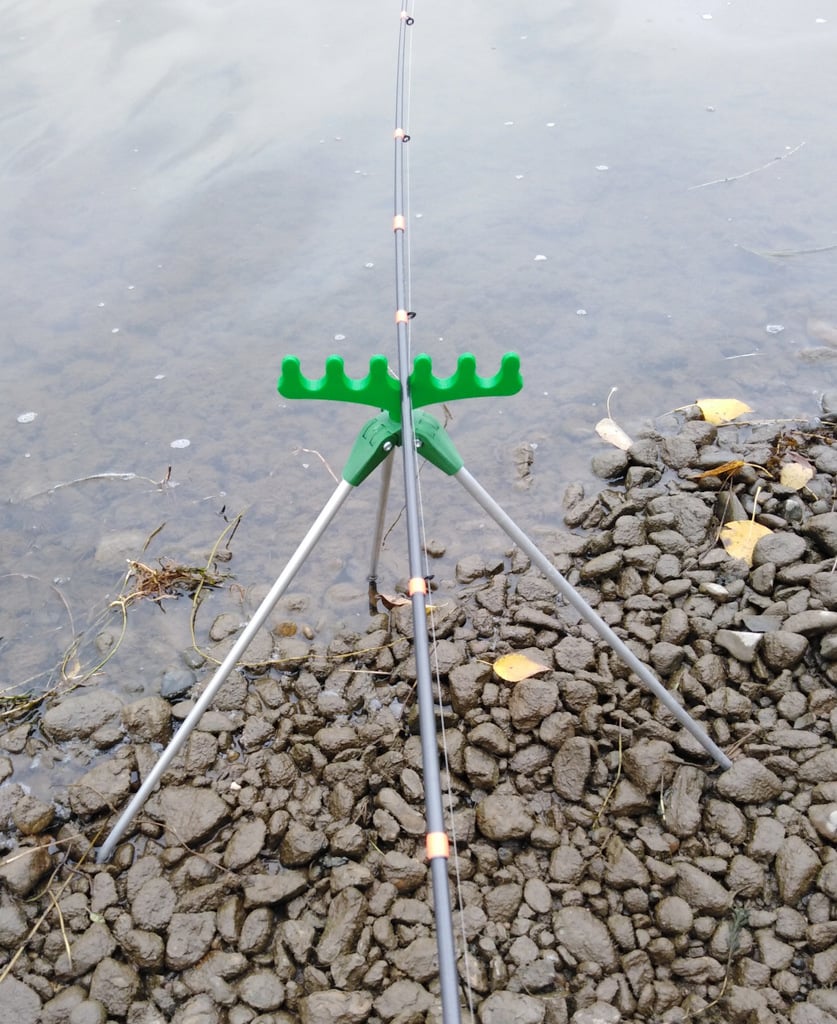 fishing rod support tripod