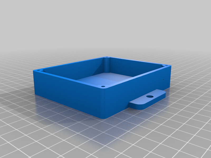 Arduino case with mounting flaps and lid 3.5" display