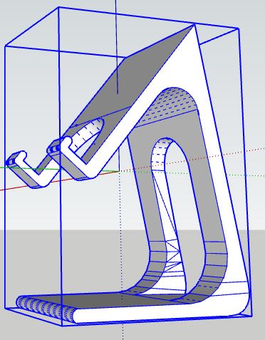 iphone stand - angled for video watching