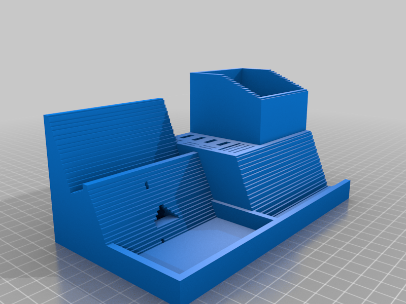 (3D Slash) Desk_Organizer
