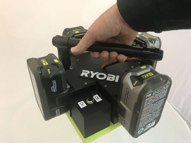 RYOBI 18V to 40V Converter and 13.8V Powerstation