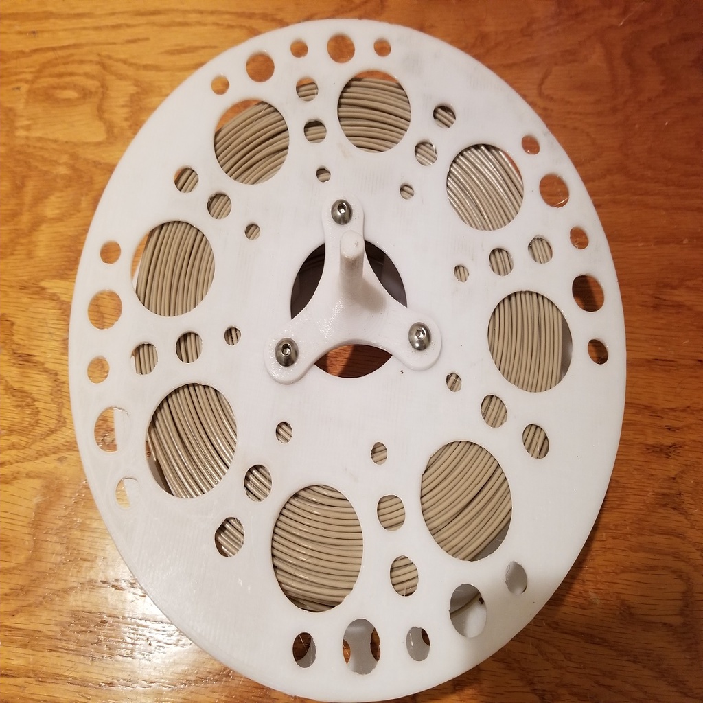 Filament Drying Spool with Drill Winding Adapter