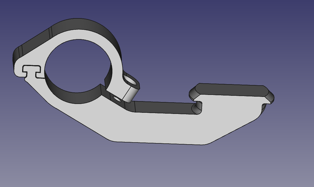 Trelock LS950 headlight mount for 31.8mm round-shaped handlebars