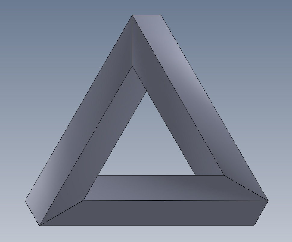 Escher's Penrose Triangle