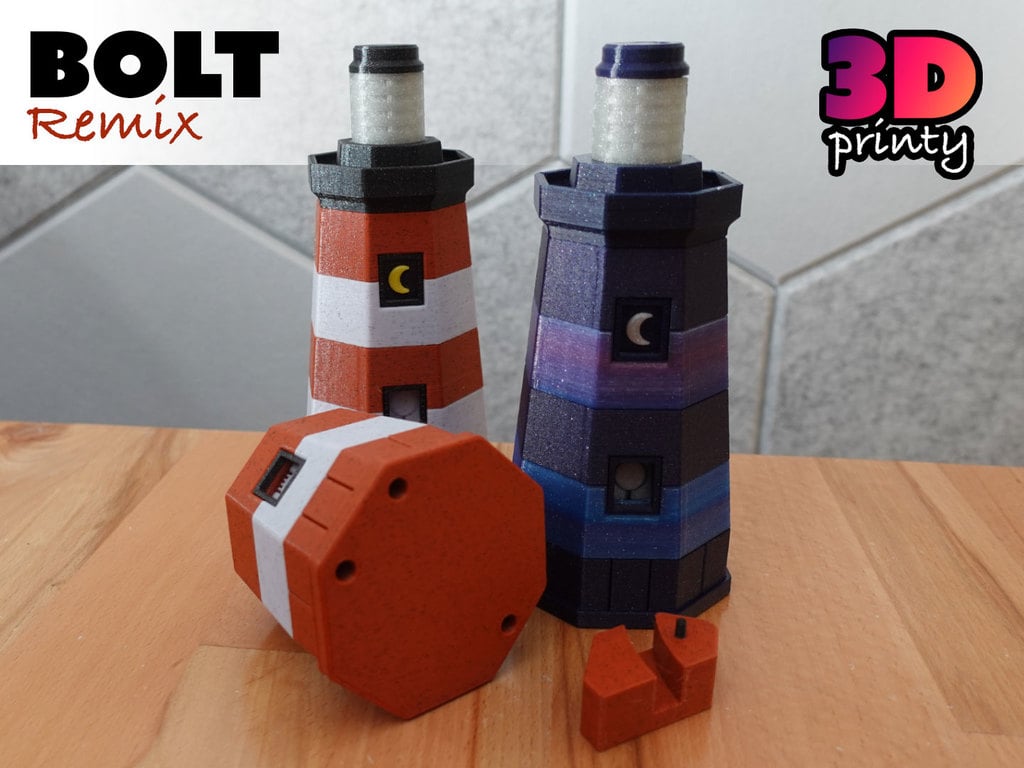 Lunar Lighthouse Puzzle Box - Bolt Version