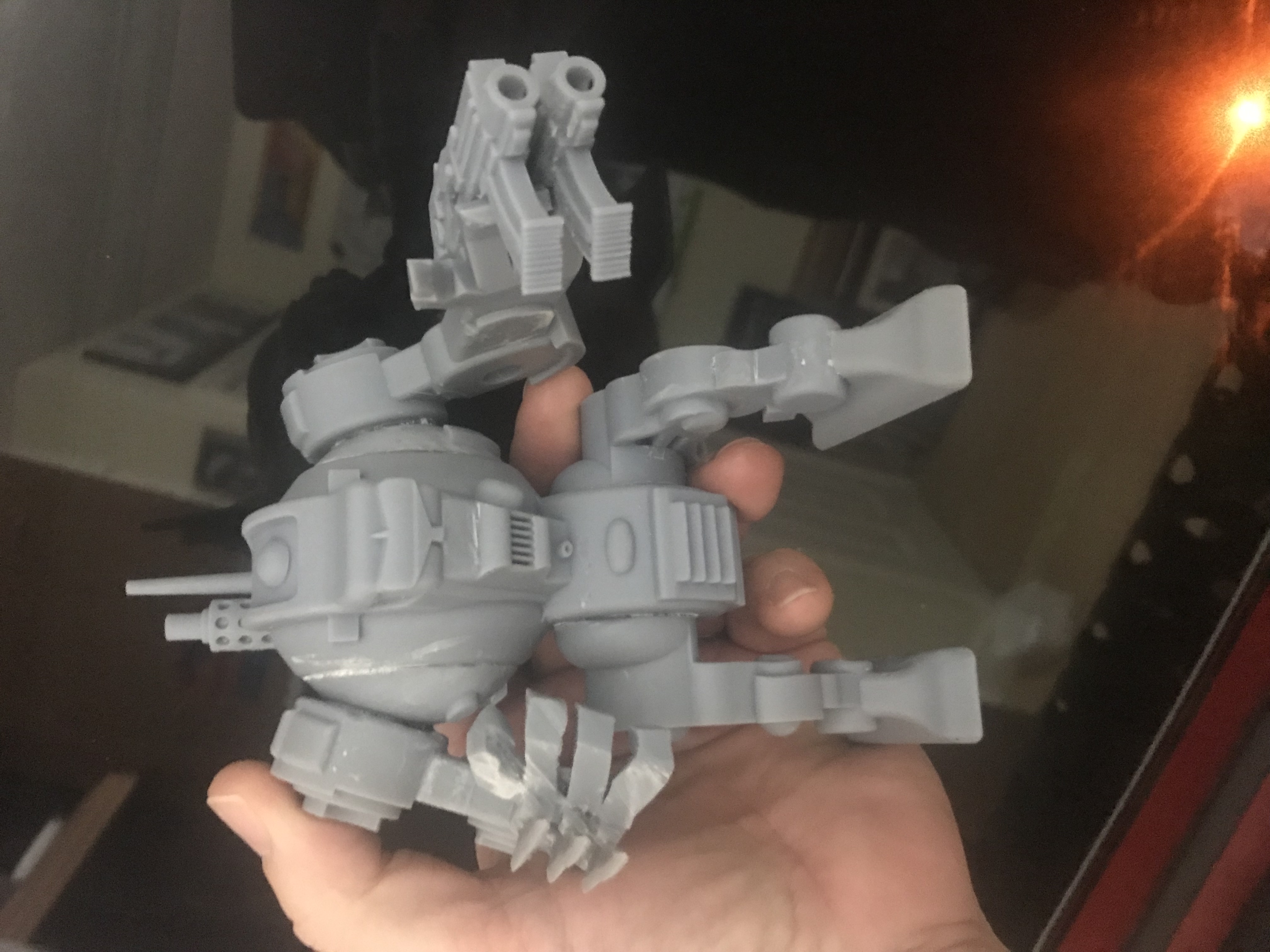 Hollow Parts for Resin Printing Large Robot Chuck