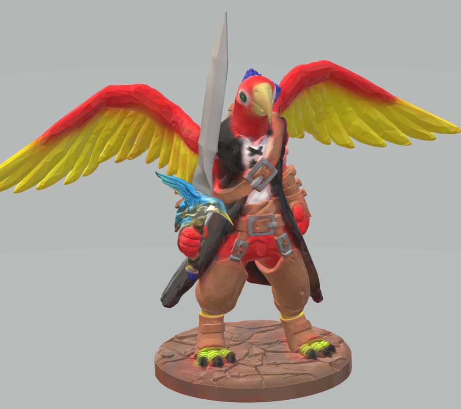 Pa'ratxi Ranger with a hummingbird sword