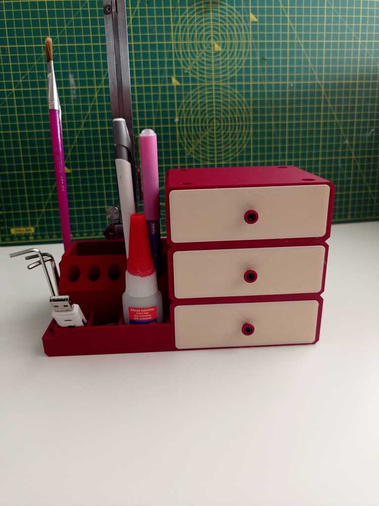 desk organizer with drawers and magnets