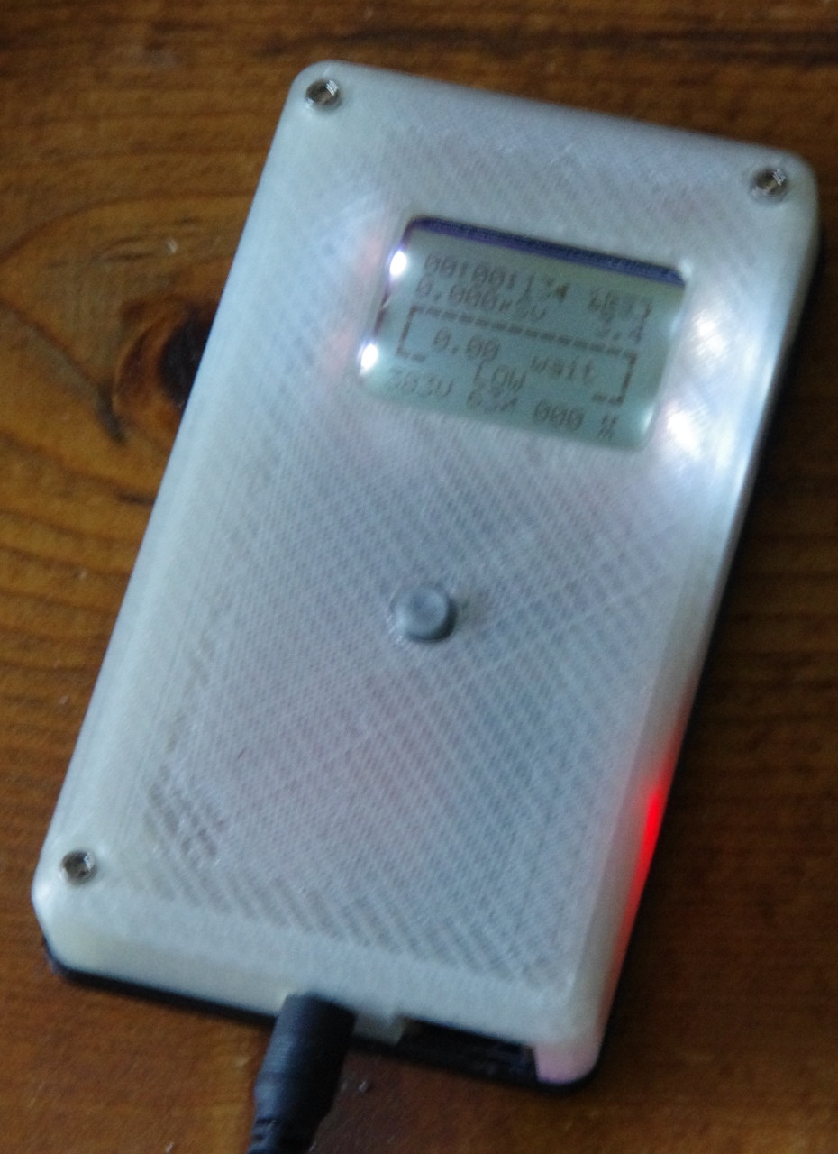 Case for uRADMonitor Kit 1 running on a Nokia battery