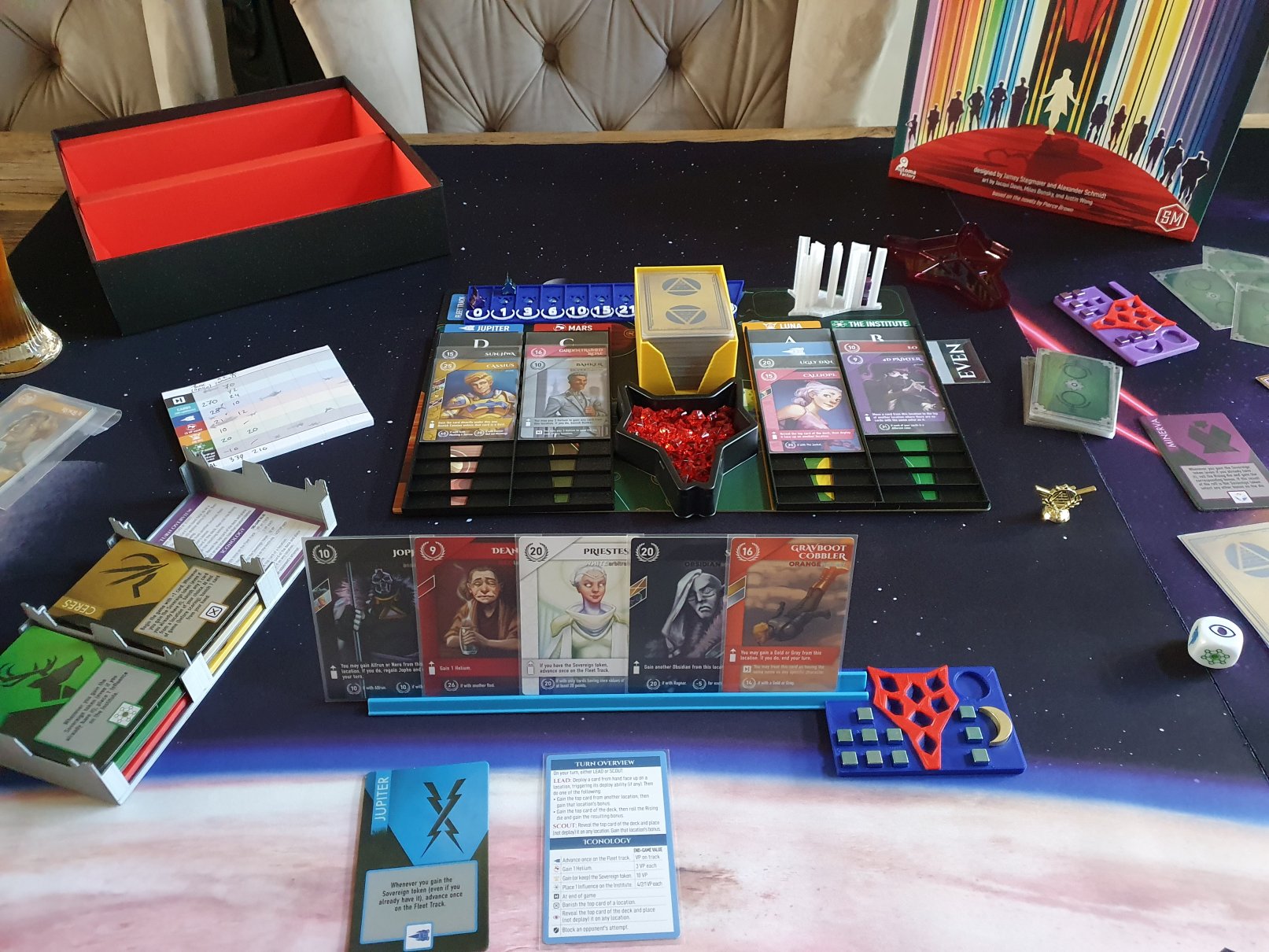 Red Rising Boardgame Tools / Insert