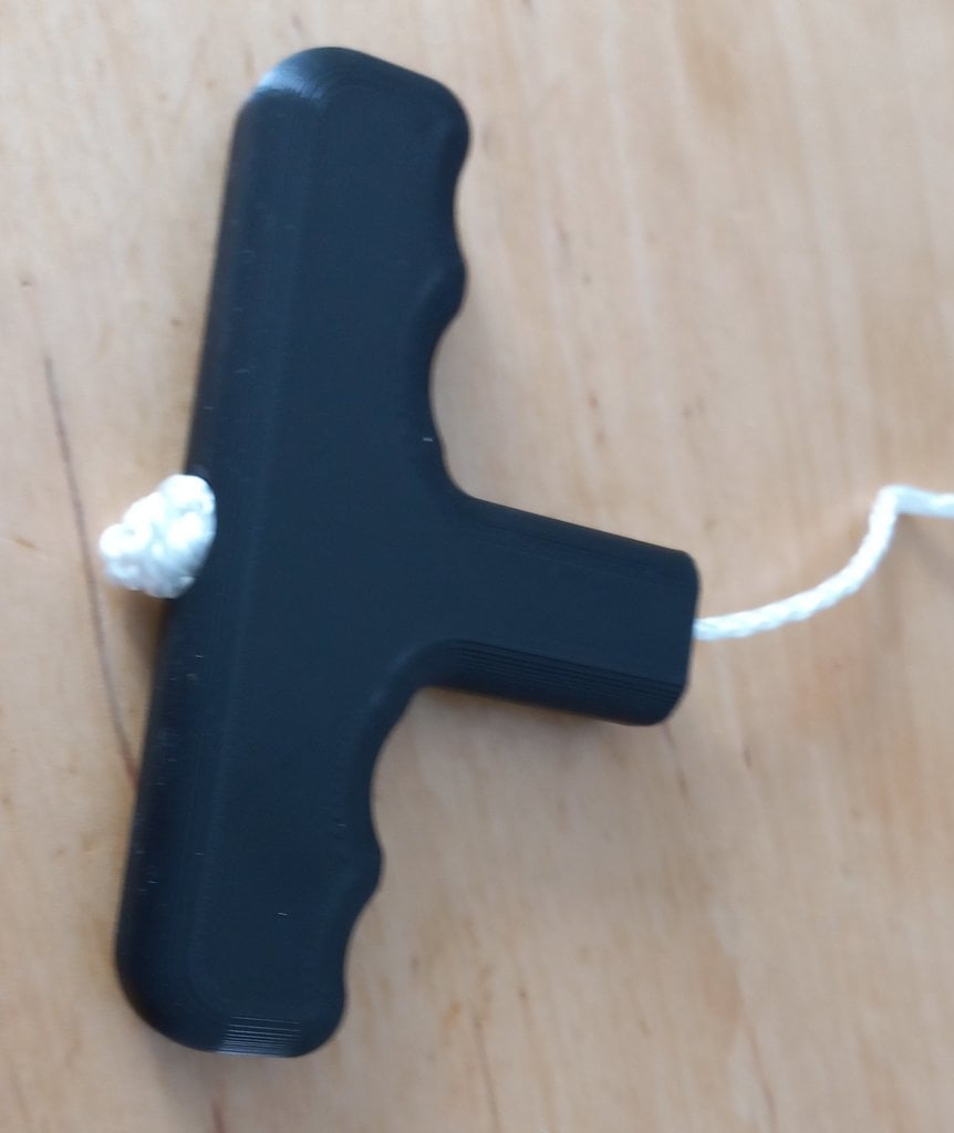 Handle to attach a cord to it