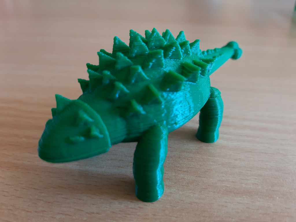 Bebe Dinosaure (Ankylosaure) / Baby Dinosaur (Ankylosaurus) / Bebé dinosaurio (anquilosaurio)