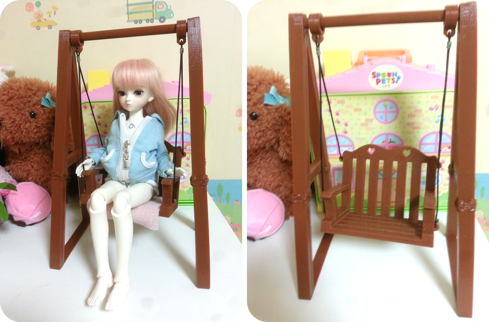 doll's swing chair