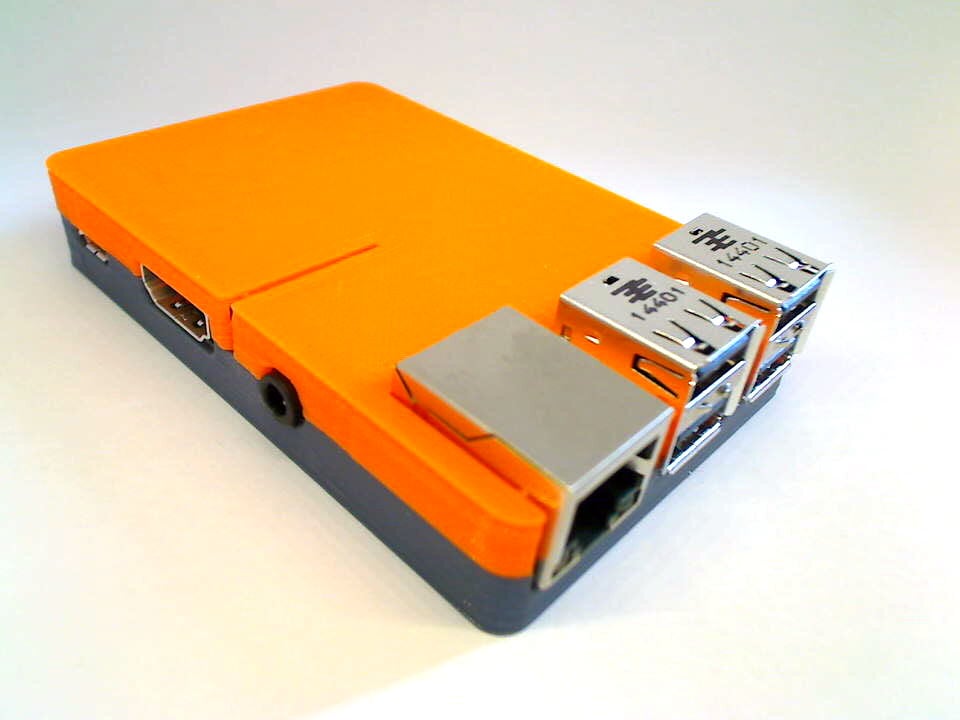 slim Raspberry Pi 2/B+ case - screwless