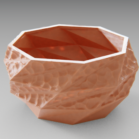 Low poly planter