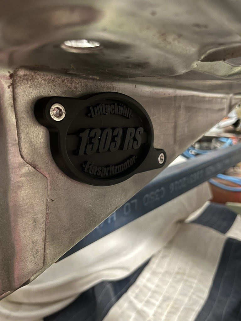 VW Super Beetle heater delete blanking plate (1303RS script)