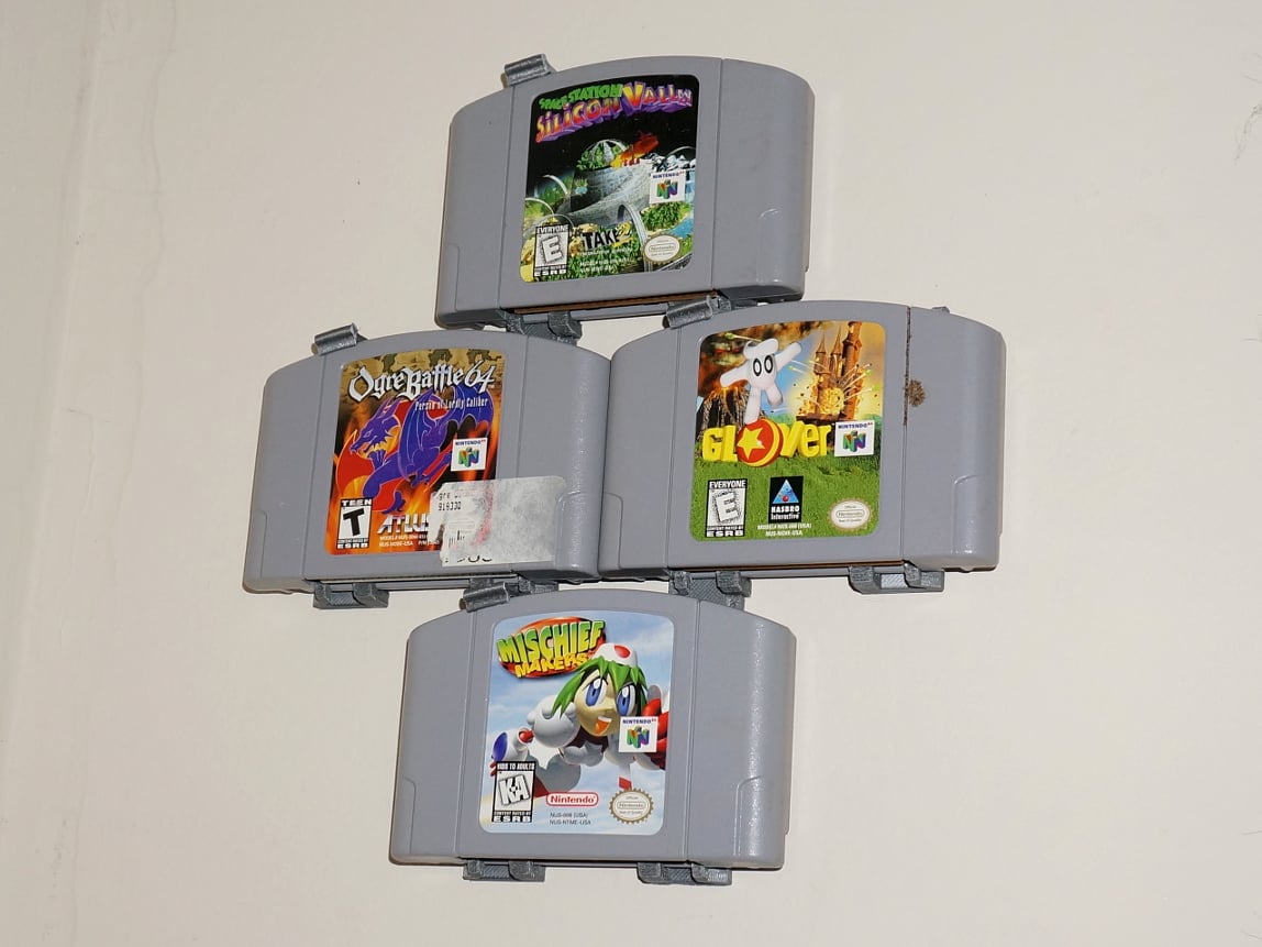 Nintendo 64 Video Game Hangers N64 UPDATED 2015-09-05