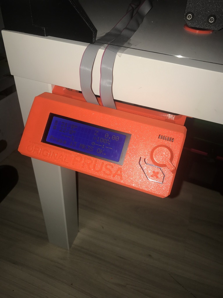 Prusa i3 MK3S LCD Holder for lack enclosure