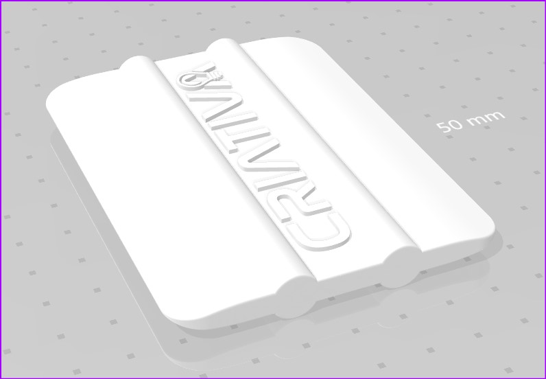 SPATULA TO APPLY BUMPER STICKER