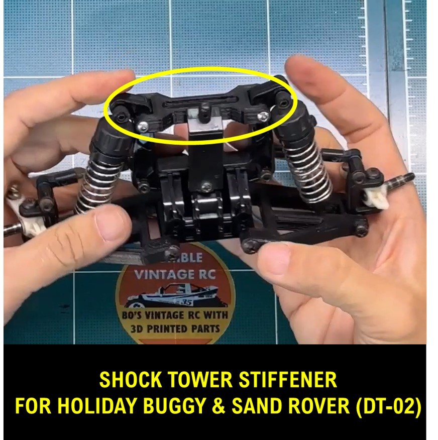 Shock Tower Stiffener for Tamiya Holiday Buggy & Sand Rover