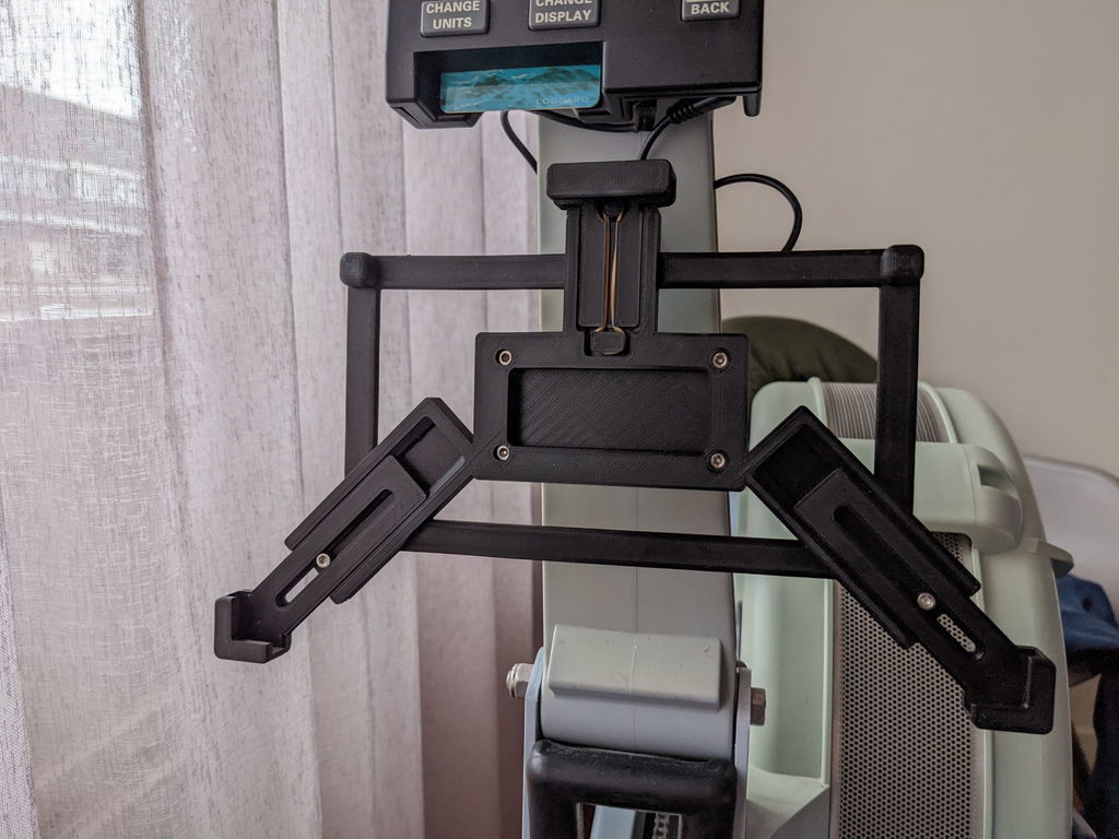 iPad / tablet mount for Concept2 rower