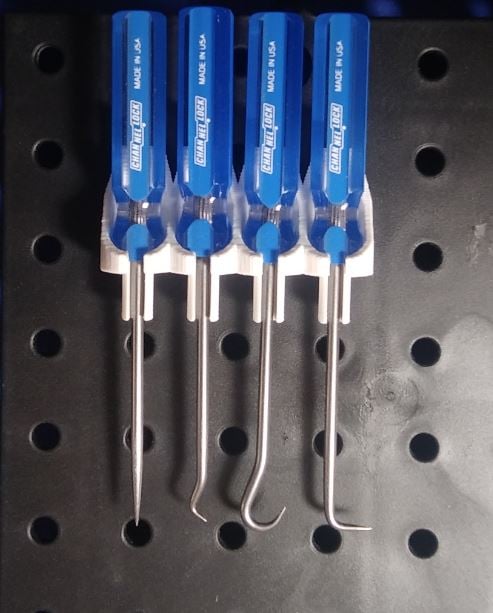 Hook and Pick Set Pegboard Holder