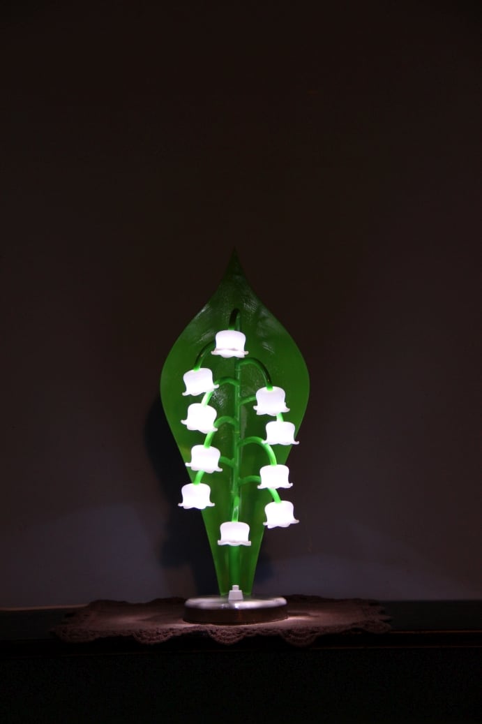 Lily of the valley lamp