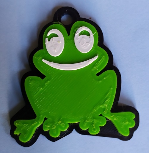 Porte clef grenouille -  Frog key ring
