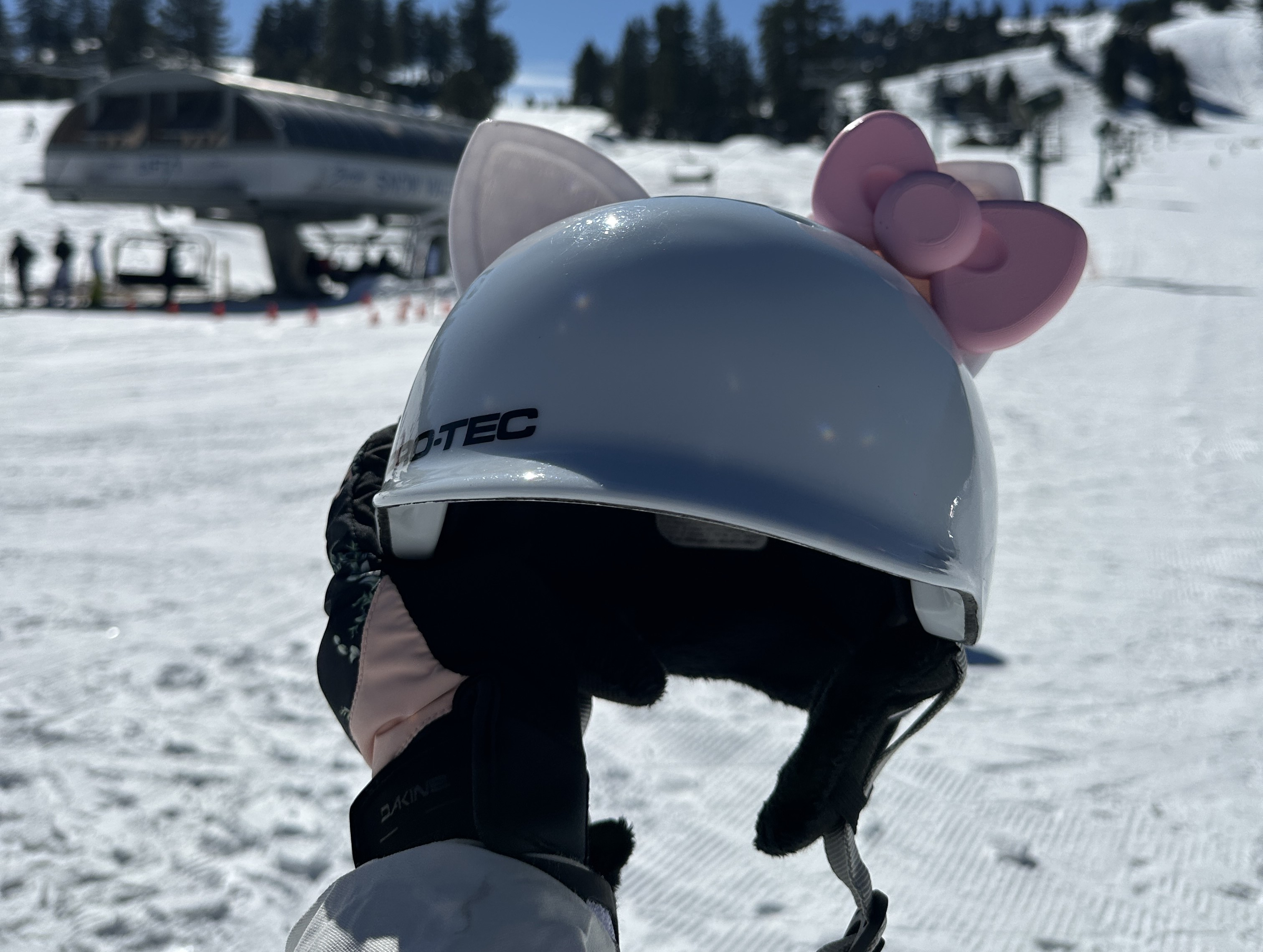 Hello Kitty Ears and Bow for Helmet